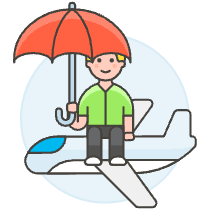 Travel Insurance 1 Illustration from UX Colors Set