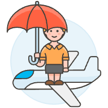 Travel Insurance 4 Illustration from UX Colors Set