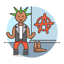 Anarchist 1 Illustration from UX Colors Set