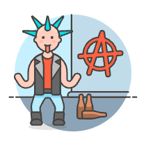 Anarchist 2 Illustration from UX Colors Set