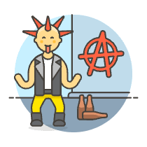 Anarchist 3 Illustration from UX Colors Set