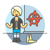 Anarchist 6 Illustration from UX Colors Set