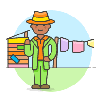Budget Fashionist 1 1 Illustration from UX Colors Set