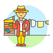 Budget Fashionist 1 5 Illustration from UX Colors Set