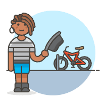 Cyclist 2 5 Illustration from UX Colors Set