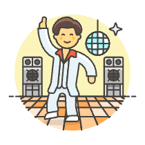Disco Dancer 5 Illustration from UX Colors Set