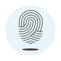 Fingerprint Illustration from UX Colors Set