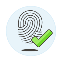 Fingerprint Pass Illustration from UX Colors Set