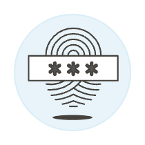 Fingerprint Passcode Illustration from UX Colors Set