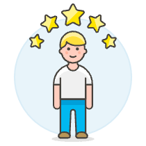 Avatar Star 1 Illustration from UX Colors Set