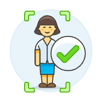 Avatar Check 2 4 Illustration from UX Colors Set
