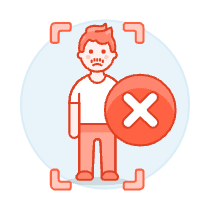 Avatar Red Remove 2 2 Illustration from UX Colors Set
