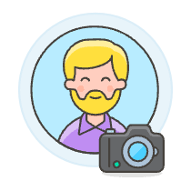Photographer 1 Illustration from UX Colors Set