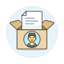 Document Box 1 Illustration from UX Colors Set