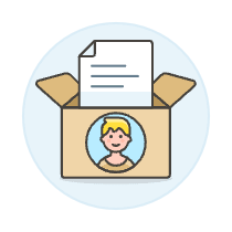 Document Box 2 Illustration from UX Colors Set