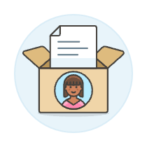 Document Box 4 Illustration from UX Colors Set