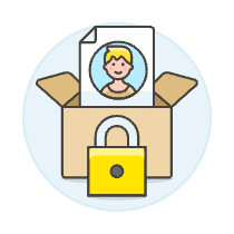 Document Box Lock 2 Illustration from UX Colors Set