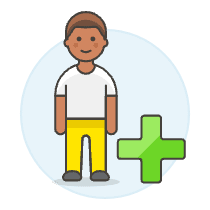 Avatar Add 1 3 Illustration from UX Colors Set