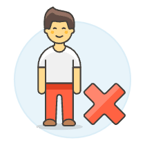 Avatar Remove 1 5 Illustration from UX Colors Set