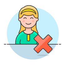 Avatar Remove 2 2 Illustration from UX Colors Set