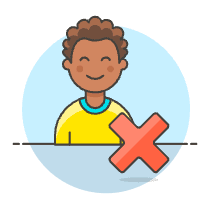 Avatar Remove 2 3 Illustration from UX Colors Set