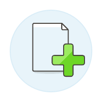 Document Add 2 Illustration from UX Colors Set