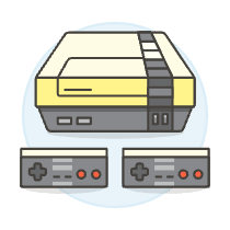 Game Consoles 1 Illustration from UX Colors Set