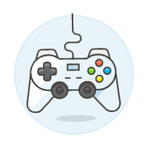 Game Pad Illustration from UX Colors Set