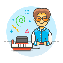 Playing Famicon 5 Illustration from UX Colors Set