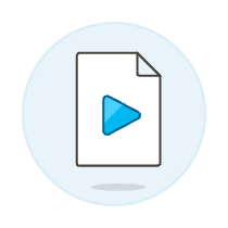 Files Play Illustration from UX Colors Set