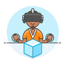 Vr Modelling 1 2 Illustration from UX Colors Set