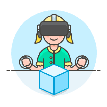 Vr Modelling 1 4 Illustration from UX Colors Set