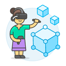 Vr Modelling 3 6 Illustration from UX Colors Set