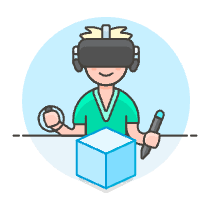 Vr Modelling 4 1 Illustration from UX Colors Set