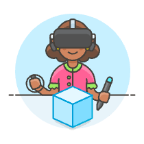 Vr Modelling 4 5 Illustration from UX Colors Set