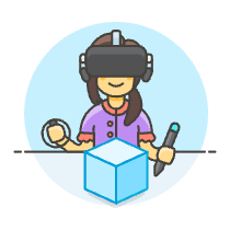 Vr Modelling 4 6 Illustration from UX Colors Set
