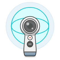 360 Camera 1 Illustration from UX Colors Set