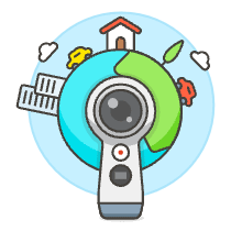 360 Camera 2 Illustration from UX Colors Set