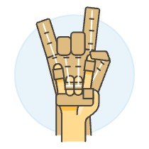 Robotic Hand Prototype 2 Illustration from UX Colors Set