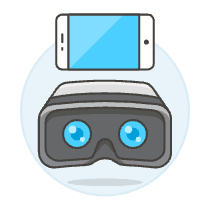 Vr Headset 2 Illustration from UX Colors Set
