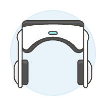 Vr Headset 3 Illustration from UX Colors Set