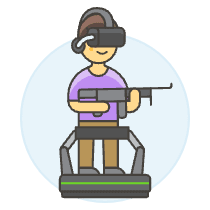 Vr Shooting 1 3 Illustration from UX Colors Set