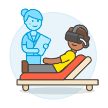 Vr Mental Therapy 2 Illustration from UX Colors Set