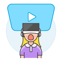 Vr Presentation 4 Illustration from UX Colors Set