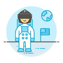 Vr Moon 6 Illustration from UX Colors Set