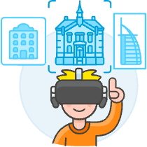 Vr Pick Hotel 1 Illustration from UX Colors Set