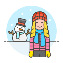 Winter Snowman 2 Illustration from UX Colors Set