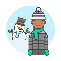 Winter Snowman 3 Illustration from UX Colors Set
