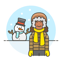 Winter Snowman 4 Illustration from UX Colors Set