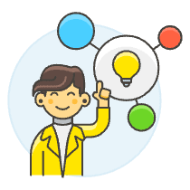 Creative Thinking 5 Illustration from UX Colors Set